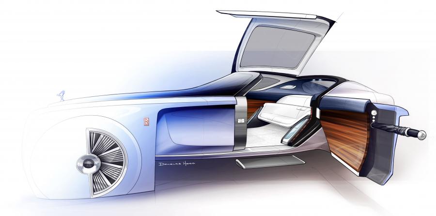 Эскиз Rolls-Royce Vision Next 100 2016 года  (фото 60 из 96)